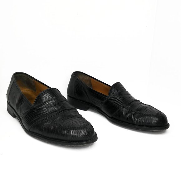 Magnanni Raul Lizard Skin Slip On Loafers 9 M main image 7